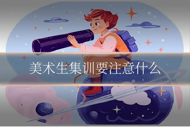 美术生集训要注意什么
