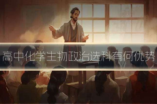 高中化学生物政治选科有何优势