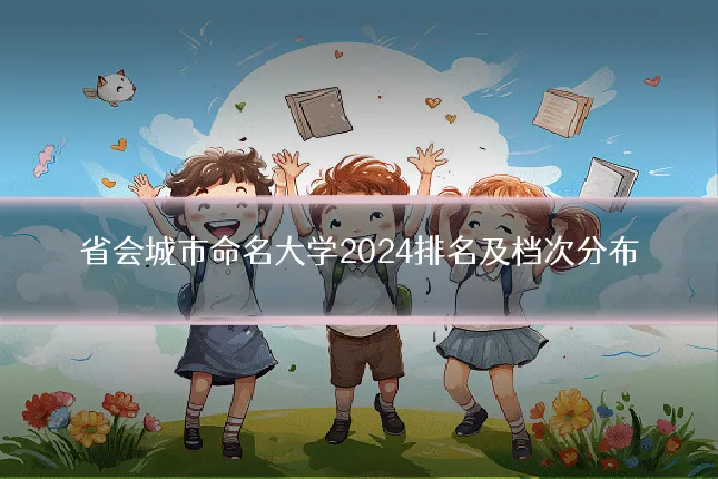 省会城市命名大学2024排名及档次分布