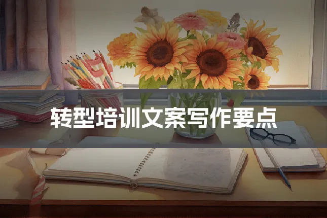 转型培训文案写作要点