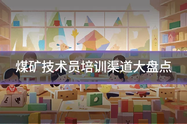 煤矿技术员培训渠道大盘点