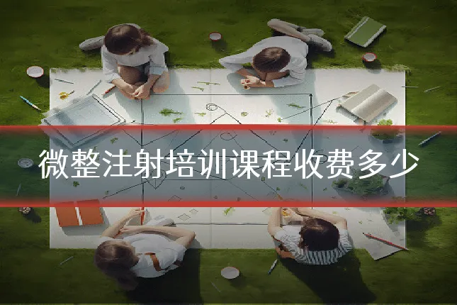 微整注射培训课程收费多少