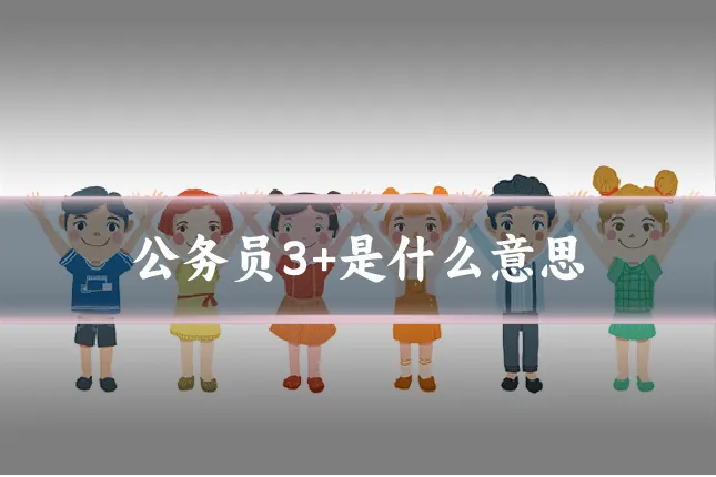 公务员3+是什么意思