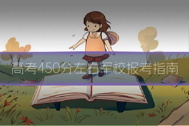 高考450分左右军校报考指南
