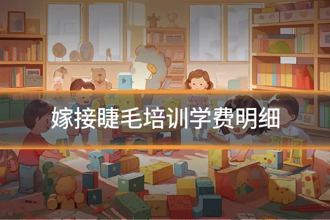 嫁接睫毛培训学费明细