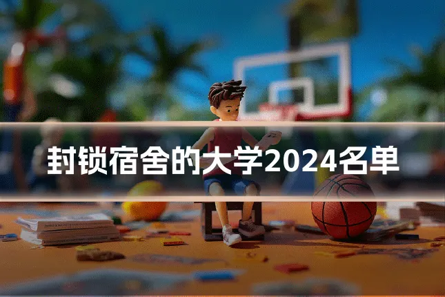 封锁宿舍的大学2024名单