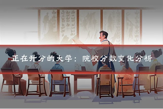 正在升分的大学：院校分数变化分析