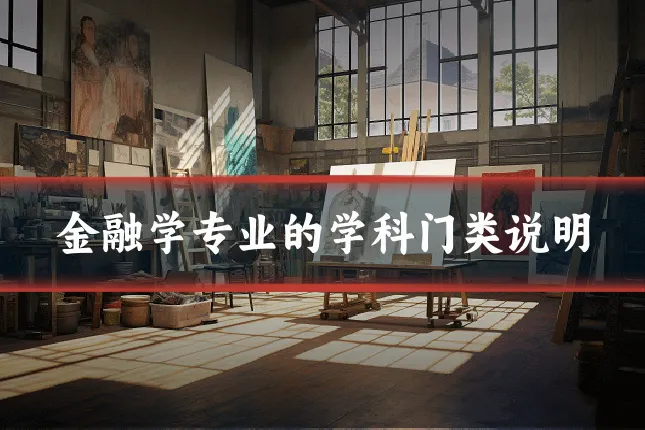 金融学专业的学科门类说明