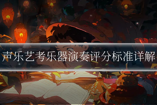 声乐艺考乐器演奏评分标准详解