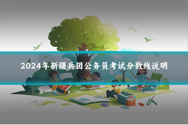 2024年新疆兵团公务员考试分数线说明