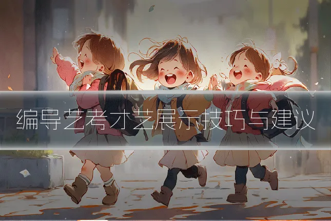 编导艺考才艺展示技巧与建议
