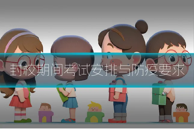 封校期间考试安排与防疫要求