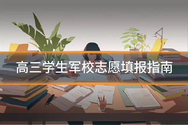 高三学生军校志愿填报指南