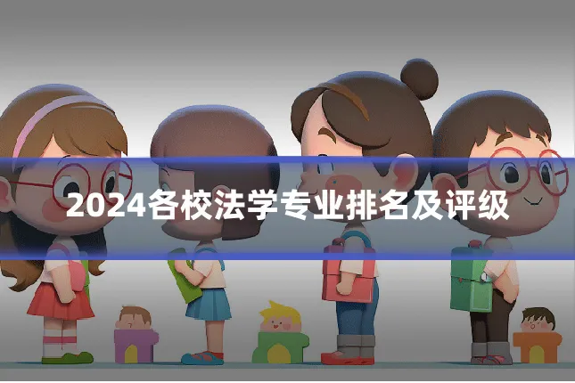2024各校法学专业排名及评级