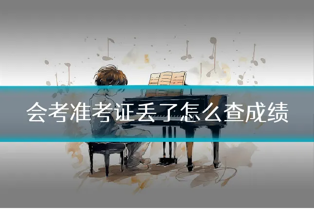 会考准考证丢了怎么查成绩