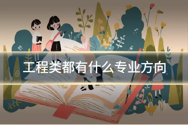 工程类都有什么专业方向