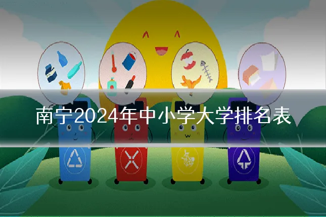 南宁2024年中小学大学排名表