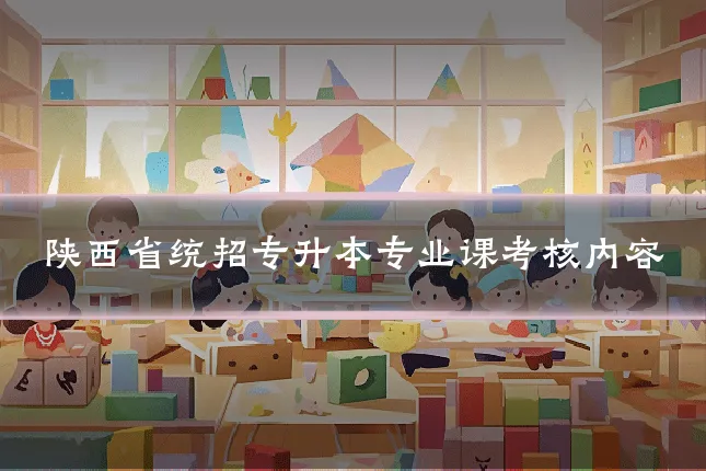 陕西省统招专升本专业课考核内容