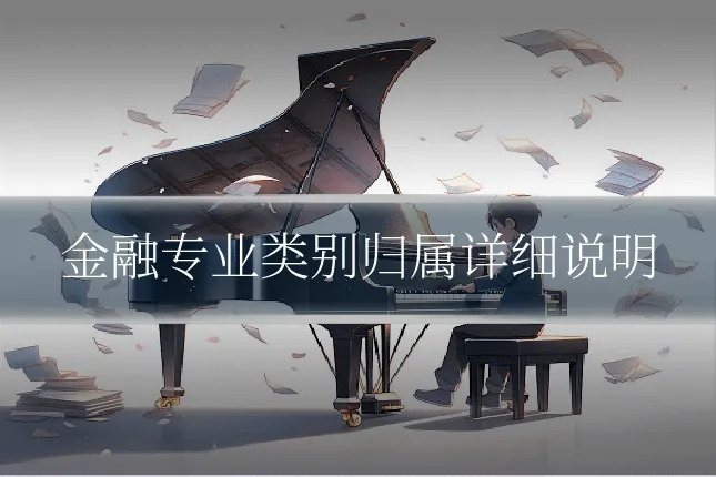 金融专业类别归属详细说明