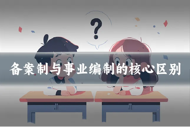 备案制与事业编制的核心区别