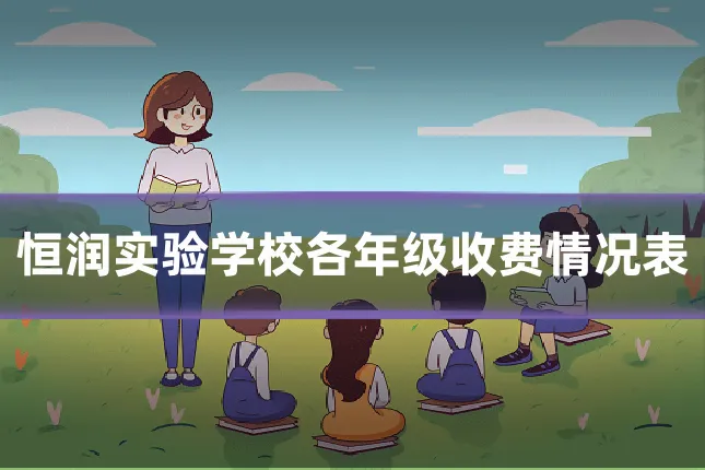 恒润实验学校各年级收费情况表