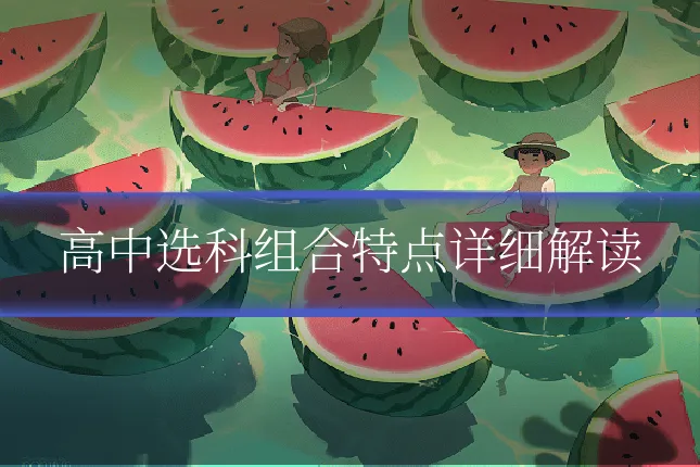 高中选科组合特点详细解读
