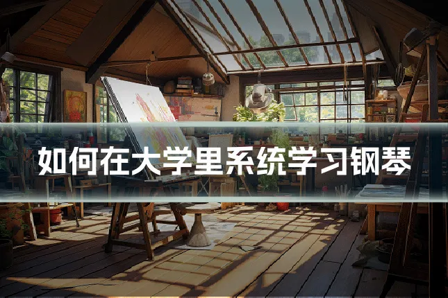 如何在大学里系统学习钢琴
