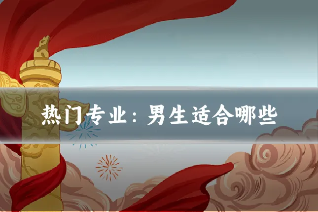 热门专业:男生适合哪些