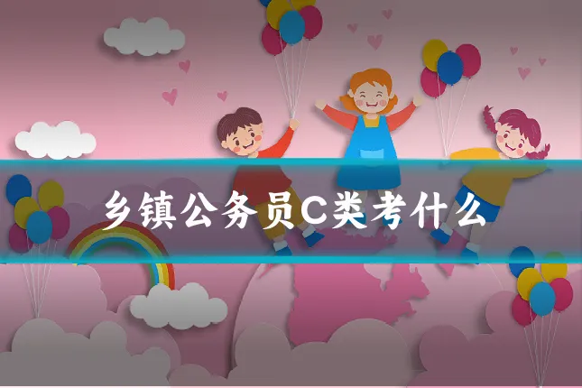 乡镇公务员C类考什么