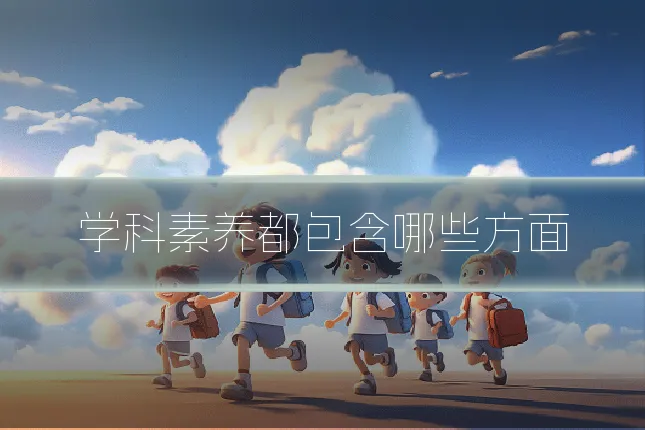 学科素养都包含哪些方面
