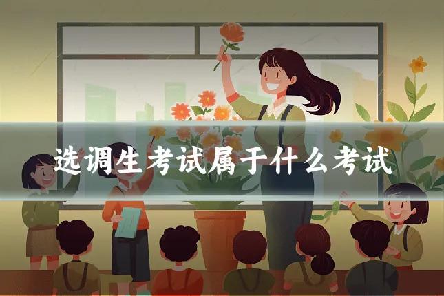 选调生考试属于什么考试