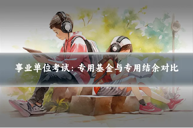 事业单位考试：专用基金与专用结余对比