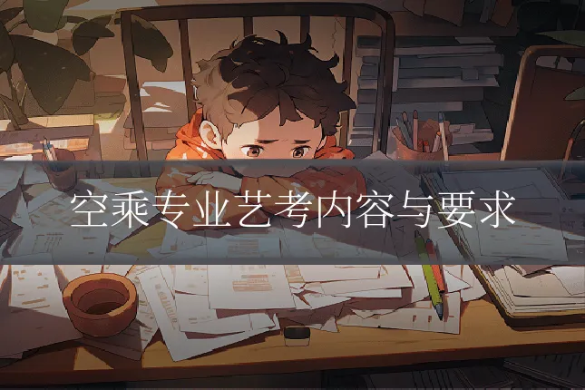 空乘专业艺考内容与要求