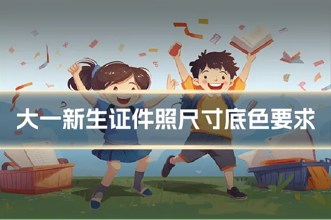 大一新生证件照尺寸底色要求