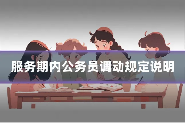服务期内公务员调动规定说明
