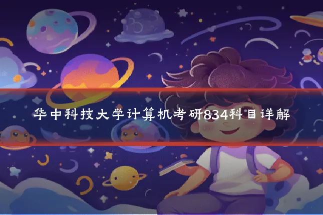 华中科技大学计算机考研834科目详解