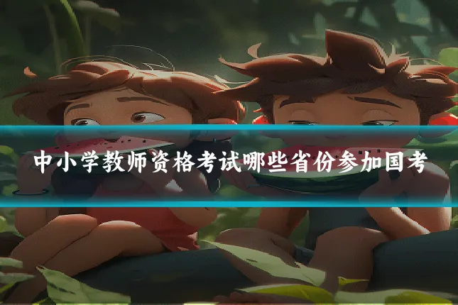中小学教师资格考试哪些省份参加国考