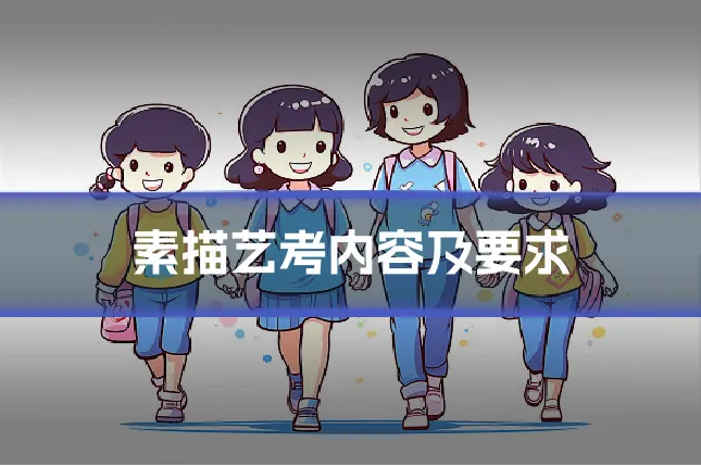 素描艺考内容及要求