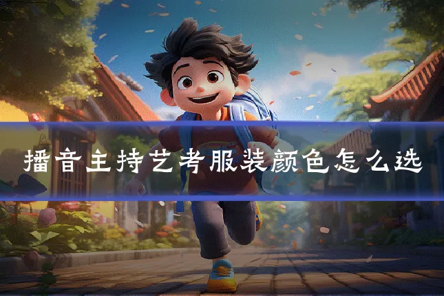 播音主持艺考服装颜色怎么选