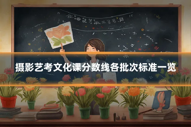 摄影艺考文化课分数线各批次标准一览