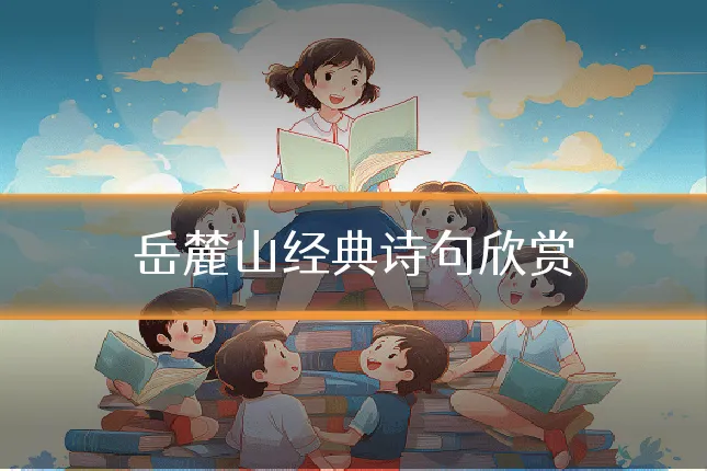 岳麓山经典诗句欣赏
