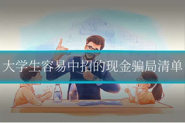 大学生容易中招的现金骗局清单