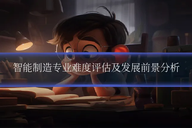 智能制造专业难度评估及发展前景分析