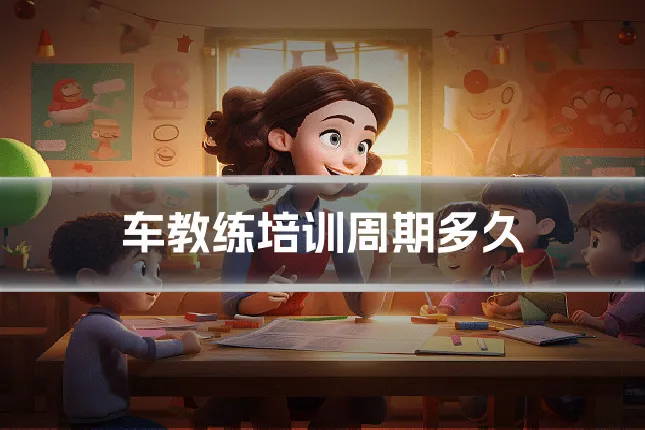 车教练培训周期多久