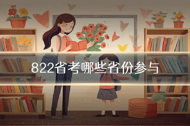 822省考哪些省份参与