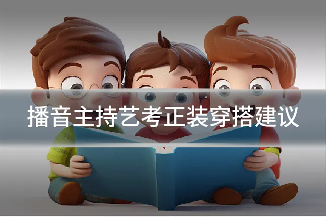 播音主持艺考正装穿搭建议