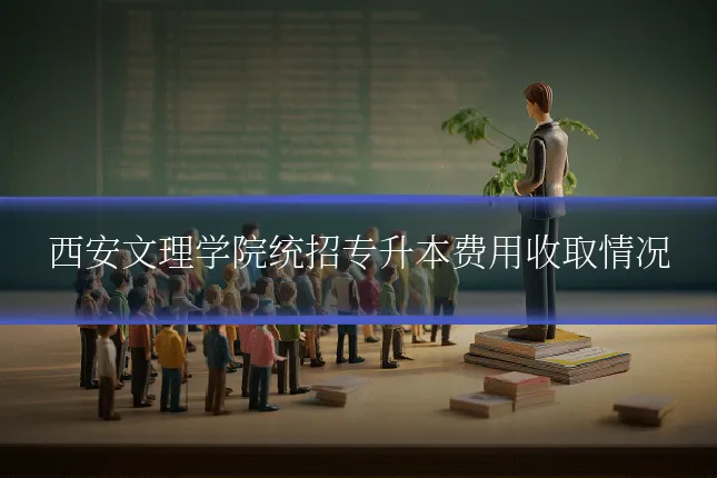 西安文理学院统招专升本费用收取情况