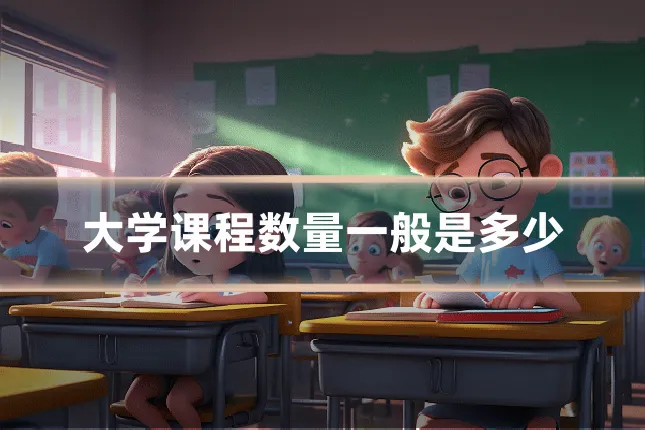 大学课程数量一般是多少
