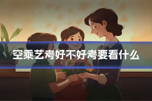 空乘艺考好不好考要看什么