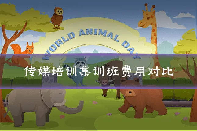 传媒培训集训班费用对比
